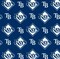 Licensed MLB Tampa Bay Rays Blue Cotton 6656-B Fabric by the Yard